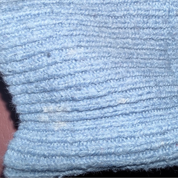 Aerie size small oversized Soft Blue Crew Neck Sweater - Picture 6 of 12